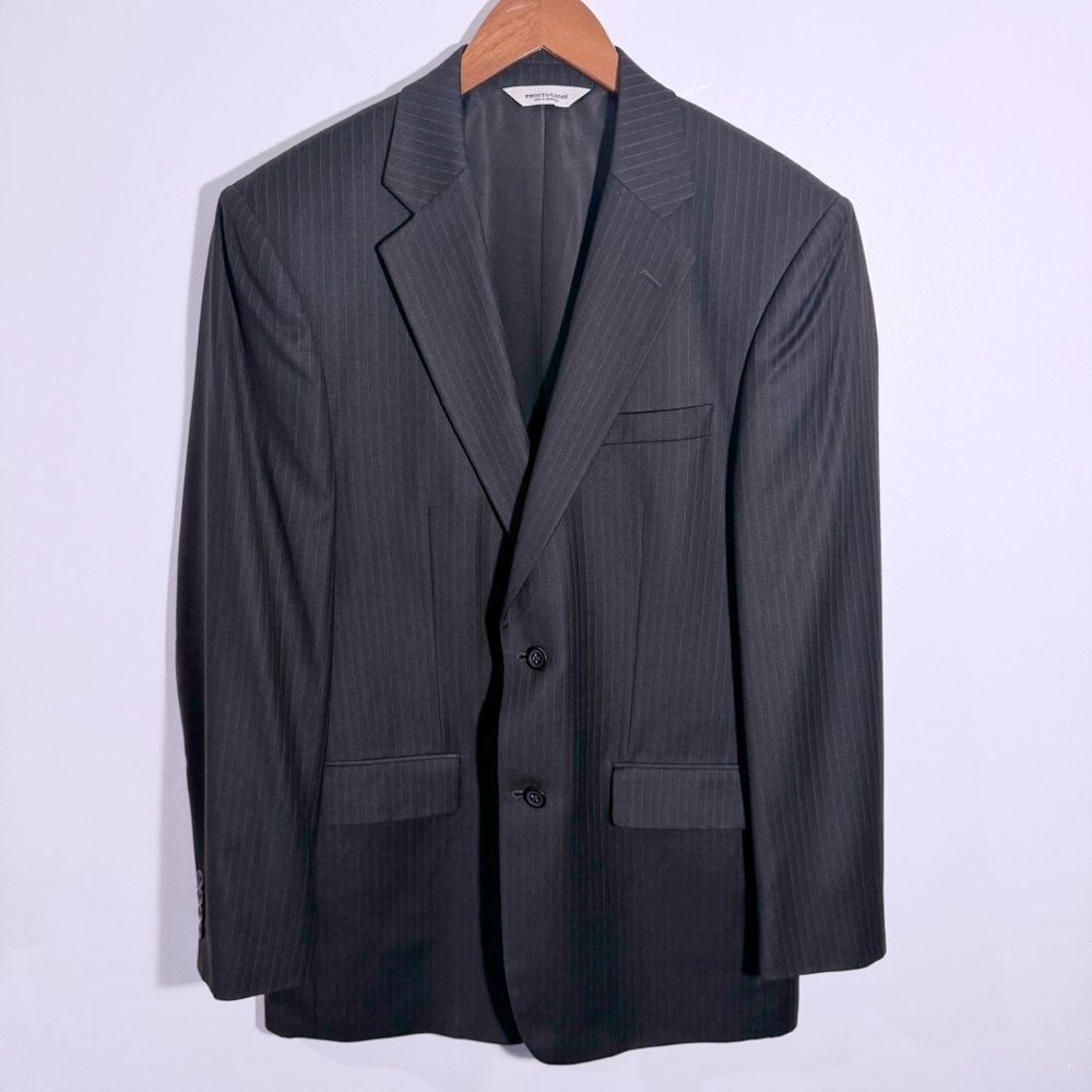 Pronto Uomo Dark Brown Sports Coat/Blazer 100%‎ Wool Size 40L
